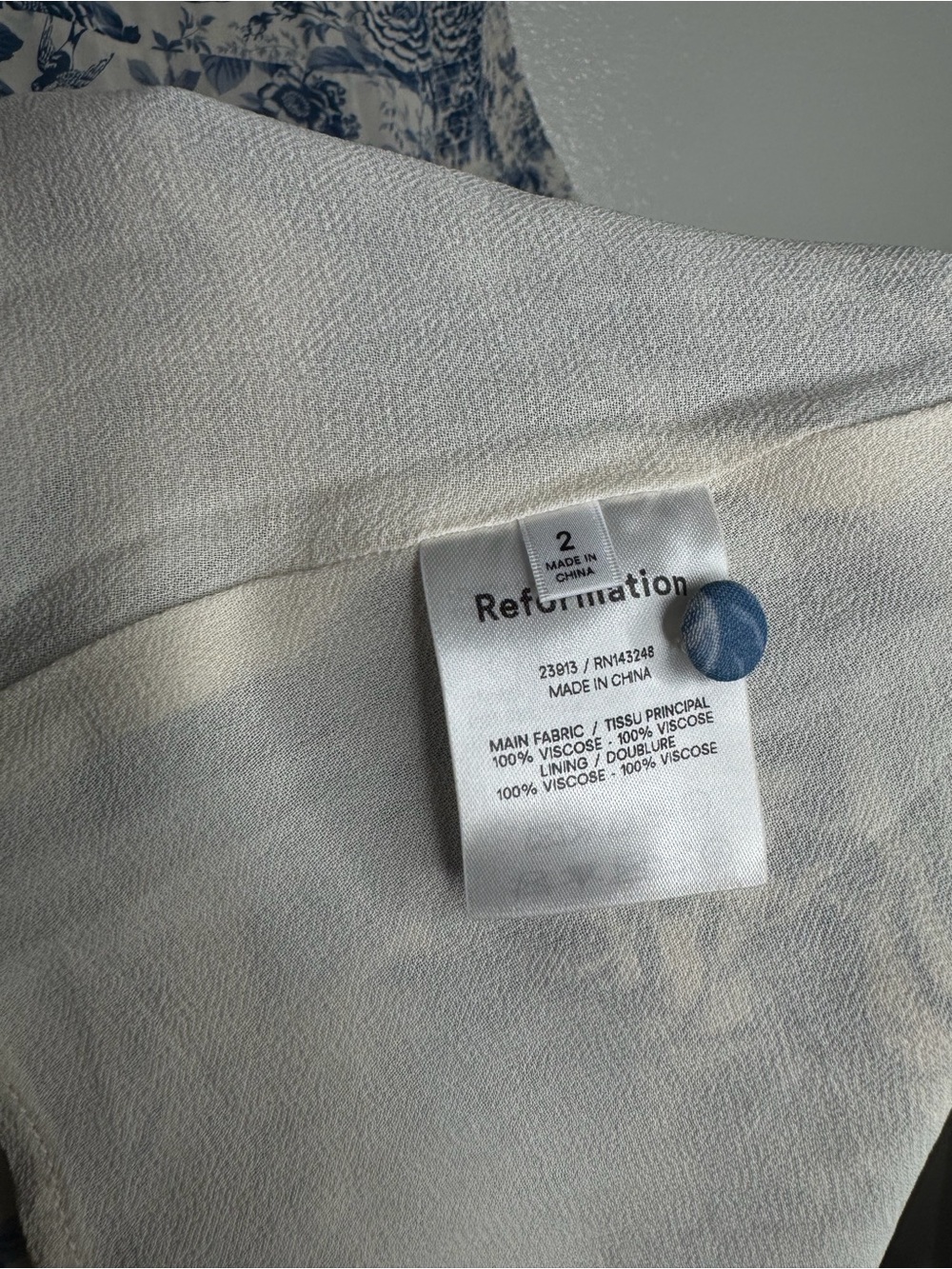 Reformation Carolena Dress size 2 - Picture 7 of 11
